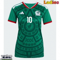 Mexico Alexis Vega #10 Replica Home Shirt Ladies World Cup 2026 Short Sleeve